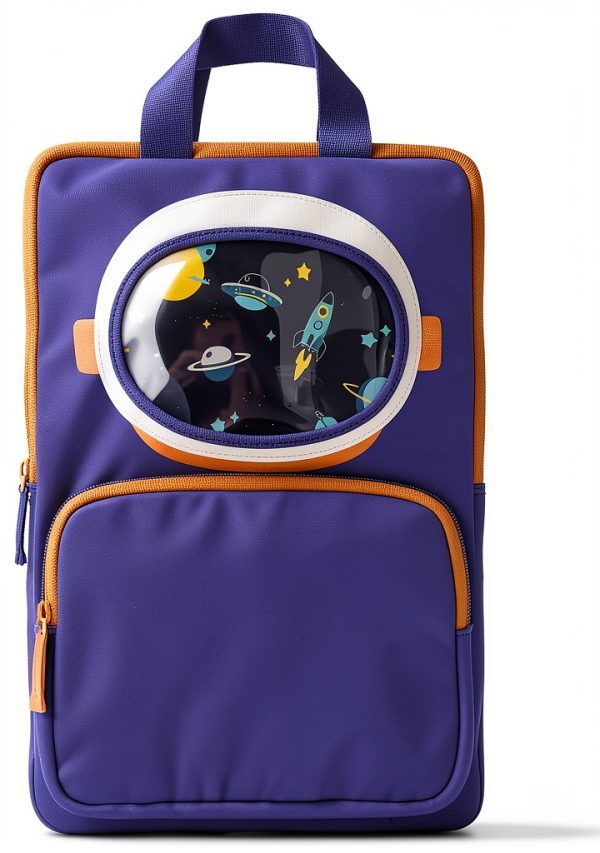Kids Carrying Case Spaceman Tablet Storage Travel School-0