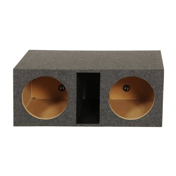 Q Power Dual 12 Vented Subwoofer Box Heavy Duty Bass-4