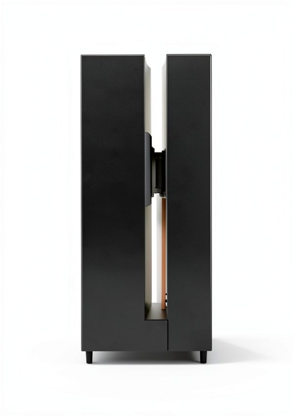 V3 SW TV Stand Universal Swivel Floor Mount Satin Black-5