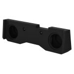 QPower Dual 10 Sub Box Chevy Silverado GMC Sierra Crew Cab-0