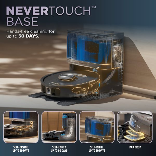 Shark PowerDetect Robot Vacuum Mop Self Emptying Pet-1