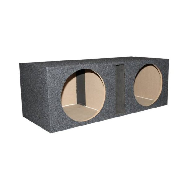 QPower Dual 15 Inch Vented MDF Subwoofer Sub Box Enclosure-5