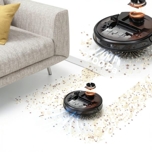 Anysun L8 Robot Vacuum Mop LiDAR Navigation Pet Hair-4