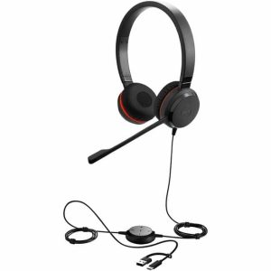 Jabra Evolve 20SE USB C Headset Noise Canceling Microphone-0