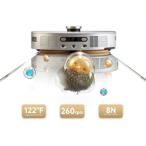 MOVA V50 Ultra Complete Robot Vacuum Mop Pet Hair Carpet-6