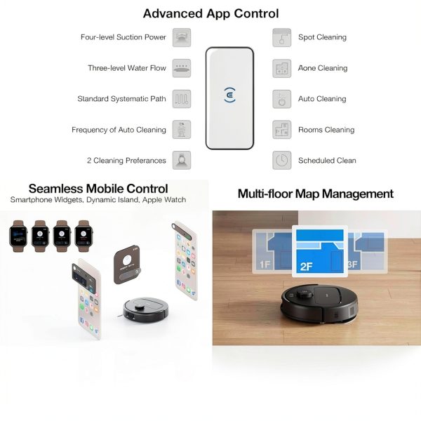 ECOVACS DEEBOT N20e Plus Robot Vacuum Mop Self Emptying-6