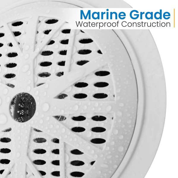 Pyle 4 Inch Dual Marine Speakers Waterproof Outdoor Audio-4