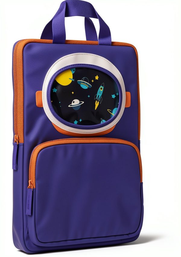 Kids Carrying Case Spaceman Tablet Storage Travel School-4
