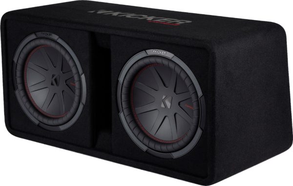 KICKER CompR Dual 12 Subwoofers Enclosure Car Audio-2