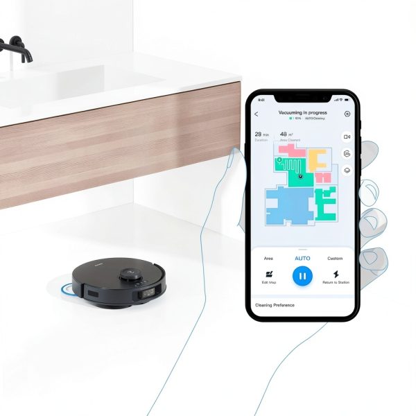 ECOVACS T30S PRO Robot Vacuum Mop Auto Cleaning Station-12