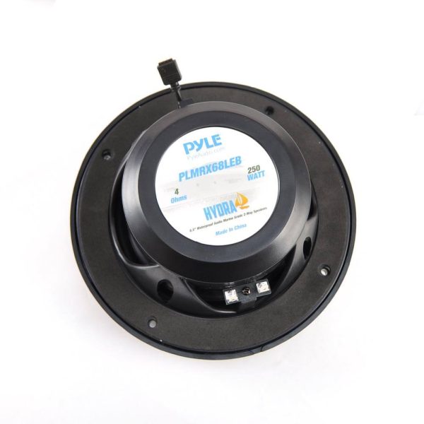 Pyle 6.5 Waterproof Marine Speakers 250W Outdoor Boats-4