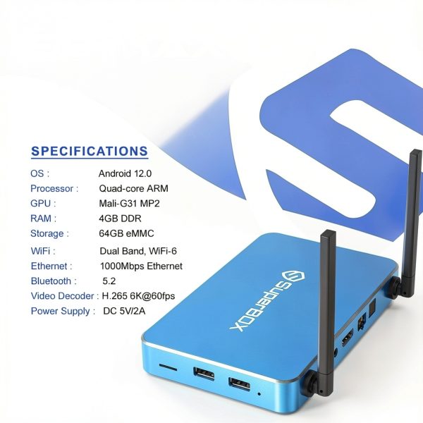 MYKKO Super TV Streaming Box S6 Max 6K Android TV Box-10