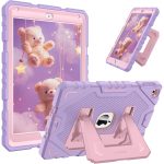 Rugged iPad Case Shockproof Kids Students 3 Layer Protection-0