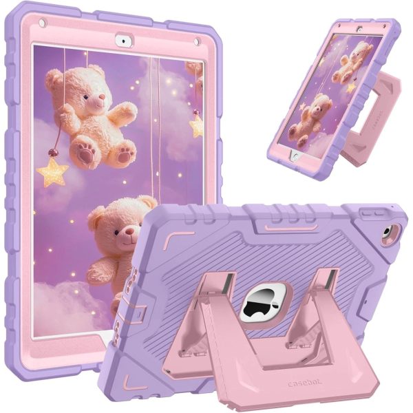 Rugged iPad Case Shockproof Kids Students 3 Layer Protection-0