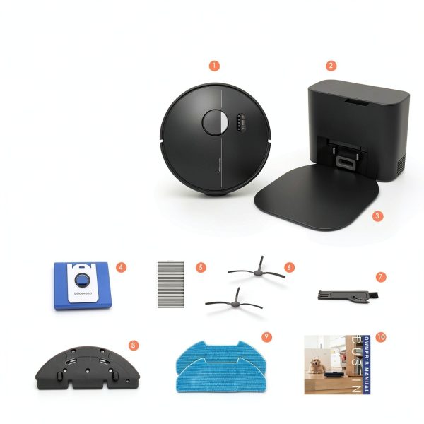 bObsweep Dustin Robot Vacuum Mop QSLAM Navigation Pet Hair-6