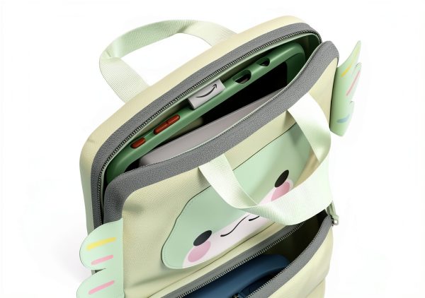 Axolotl Kids Tablet Case Durable Polyester Travel Storage-3