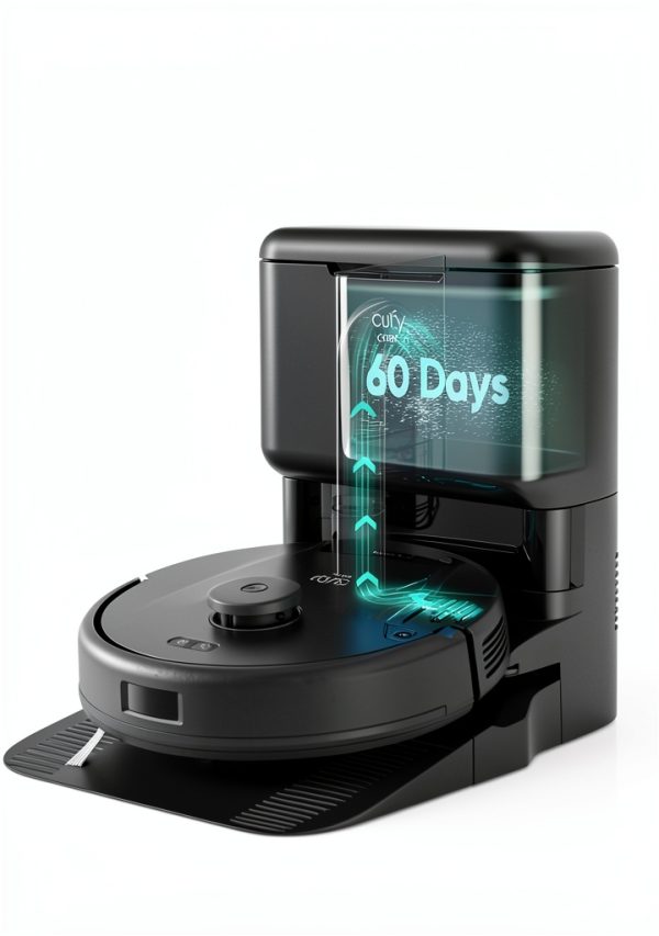 Eufy L60 Robot Vacuum Self Empty Station Hair Detangling-2