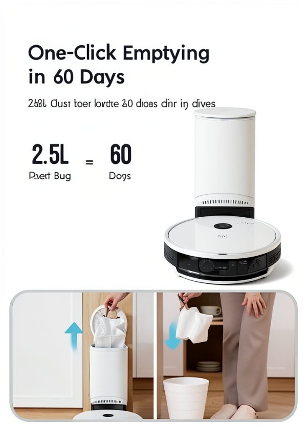 yeedi Vac Station Robotic Vacuum Smart Ultra-slim Design-1